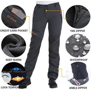 Postropaky Womens Outdoor Snow Ski Pants